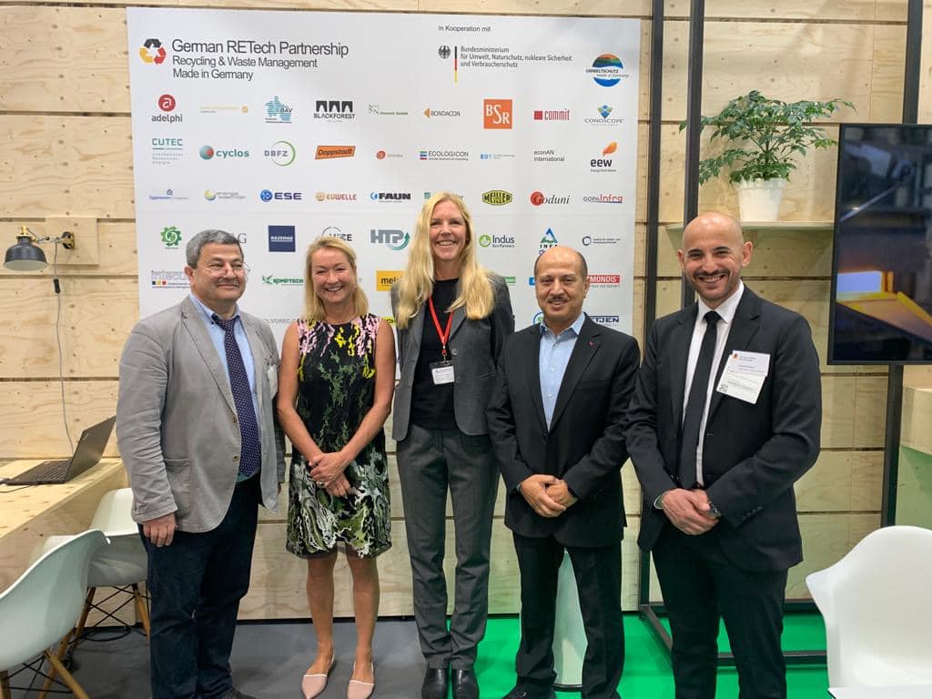 Some of images from the CEO of the Green Environment Company (clean city) Eng. Hassan Al-Wahdani visit to IFAT the International Exhibition for Waste Management and Recycling in Munich – Germany